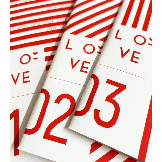 Notizbuch Trio "Love" A6 | Papier Merveille