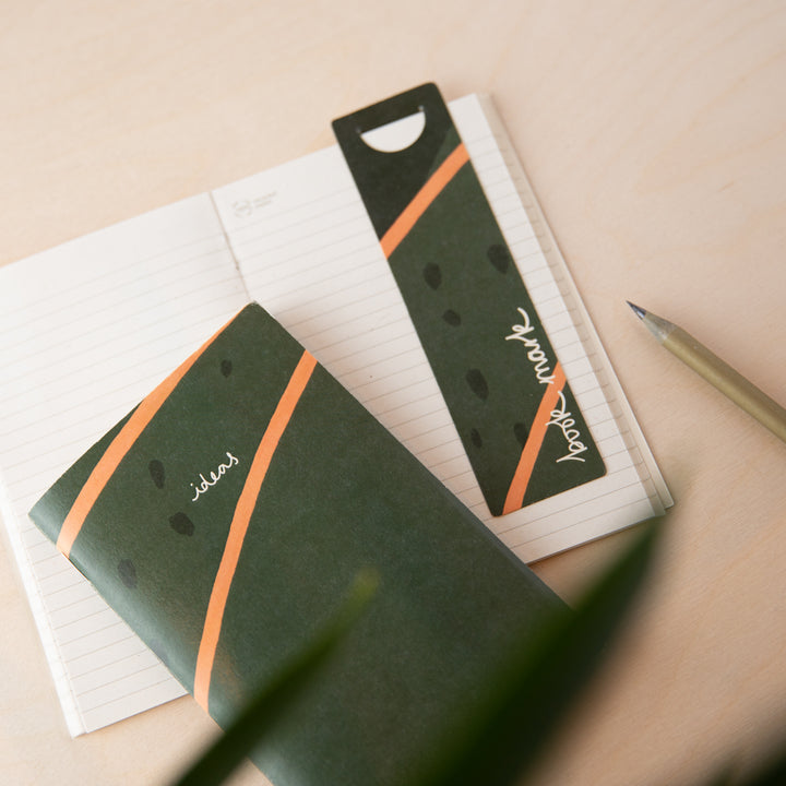 Pocket notebook "ideas" green | vent for change