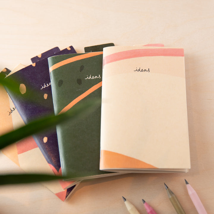 Pocket notebook "ideas" green | vent for change