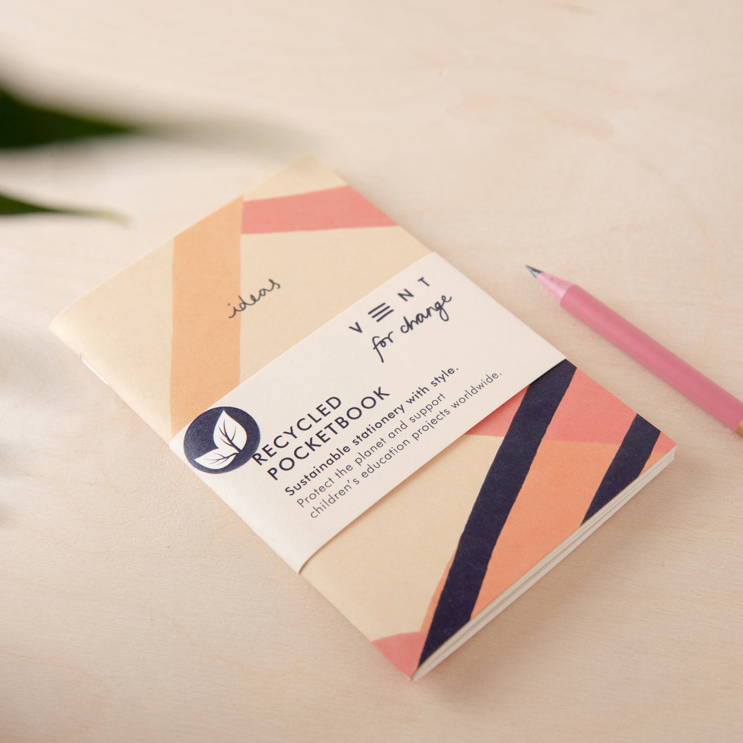 Pocket notebook "ideas" creme | vent for change