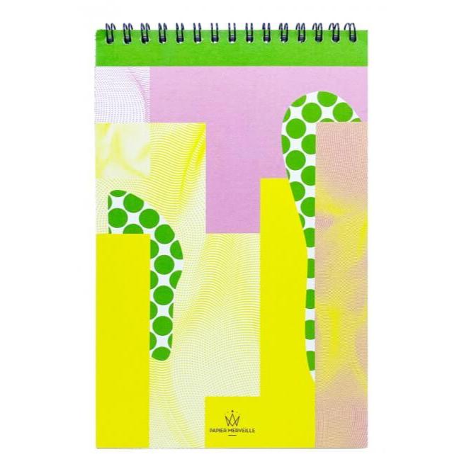 Upcycling 7 Lined Notepad A5 yellow | Papier Merveille