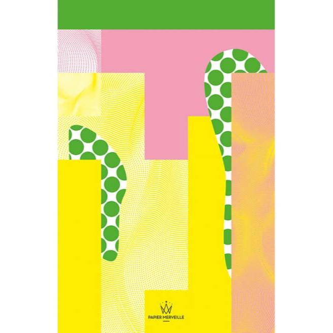 Upcycling 7 Lined Notepad A5 yellow | Papier Merveille